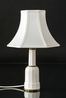 Sekskantet lampeskærm til lille Heiberg bordlampe