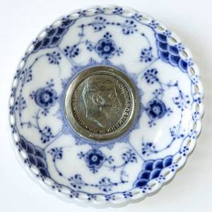 Musselmalet, helblonde, lysmanchet med mønt 2 krone Christian X 1912 | År 1912 | Nr. 1-1009-2 | DPH Trading