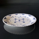 Musselmalet, helblonde, oval fad nr. 1/056, Royal Copenhagen 27 cm
