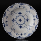 Musselmalet helblonde dyb tallerken 25 cm,  Royal Copenhagen nr. 1078