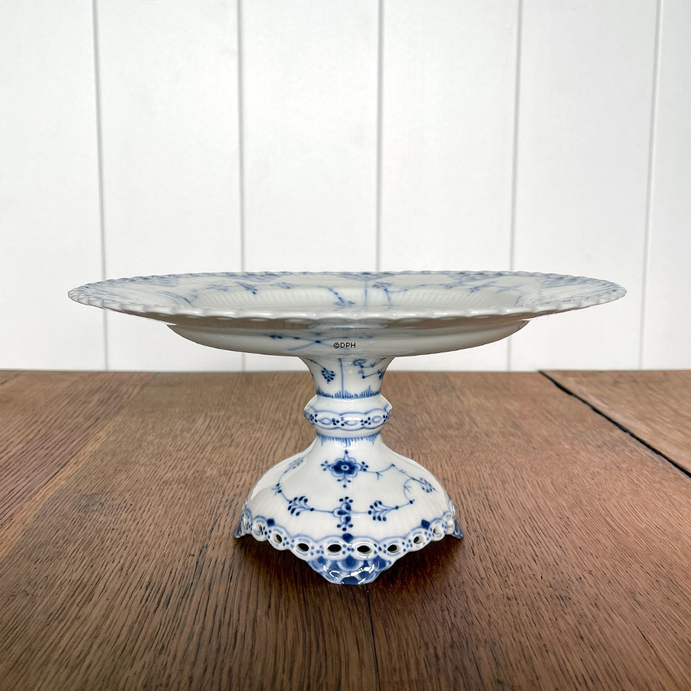 Musselmalet, helblonde, opsats med fod nr. 1/1093, Royal Copenhagen