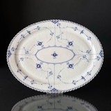Musselmalet helblonde ovalt fad 47 cm, Royal Copenhagen nr. 1/1151