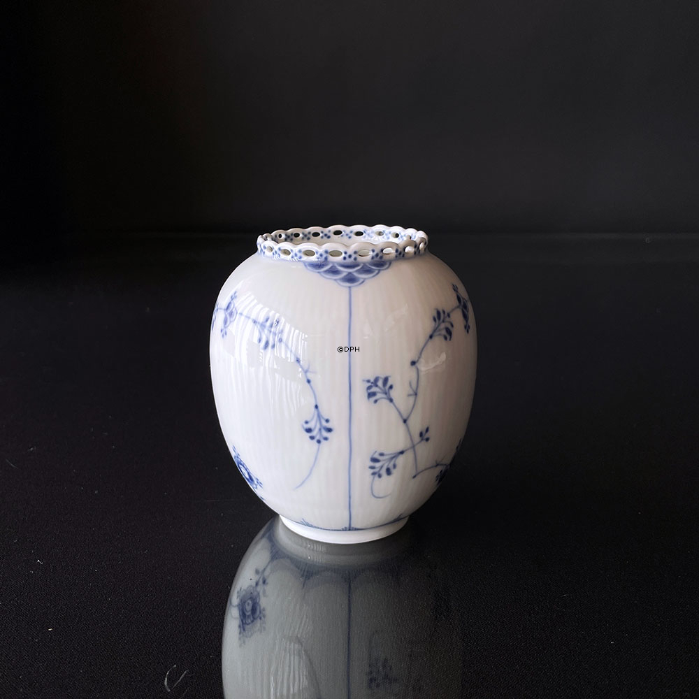 Musselmalet, helblonde, vase nr. 1/1190, Royal Copenhagen