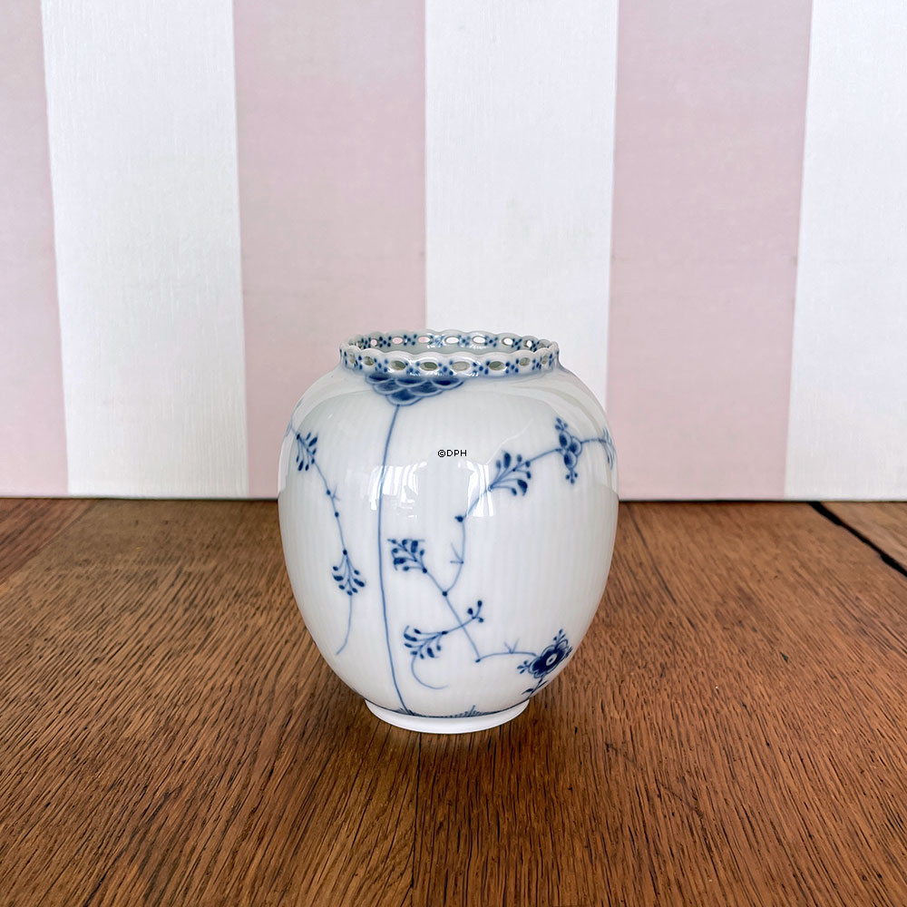 Musselmalet, helblonde, vase nr. 1/1190, Royal Copenhagen