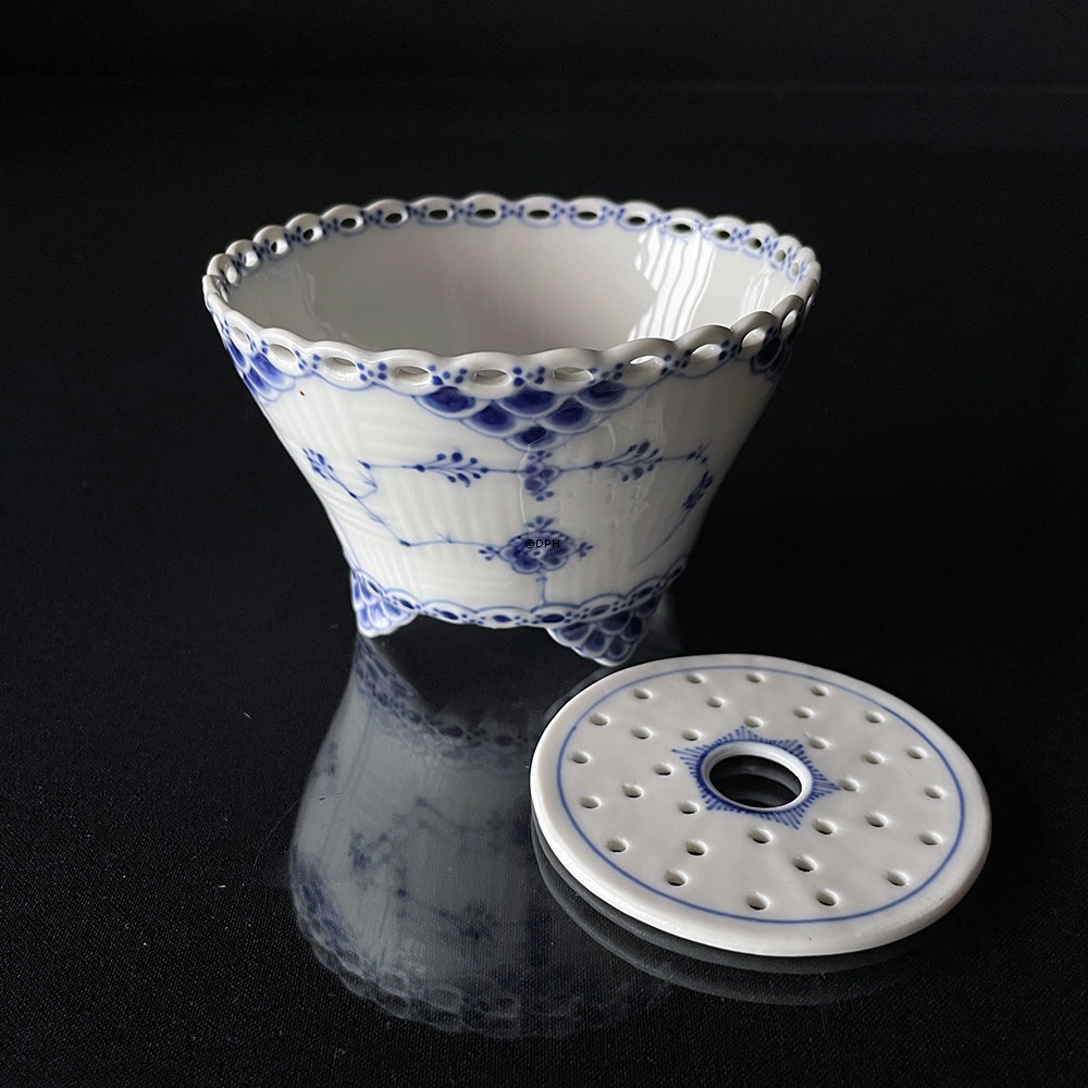 Musselmalet, helblonde, sjælden isskål, Royal Copenhagen nr. 1/1191