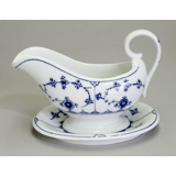 Blue Fluted, Plain, sauceboat on fixed stand, Royal Copenhagen nr. 200