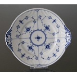 Musselmalet, riflet, kagefad 28cm, Royal Copenhagen nr. 2152