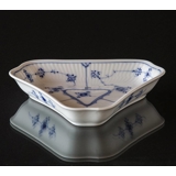 Blue Fluted Plain Triangular Pickle Dish 16cm, Royal Copenhagen no. 2211