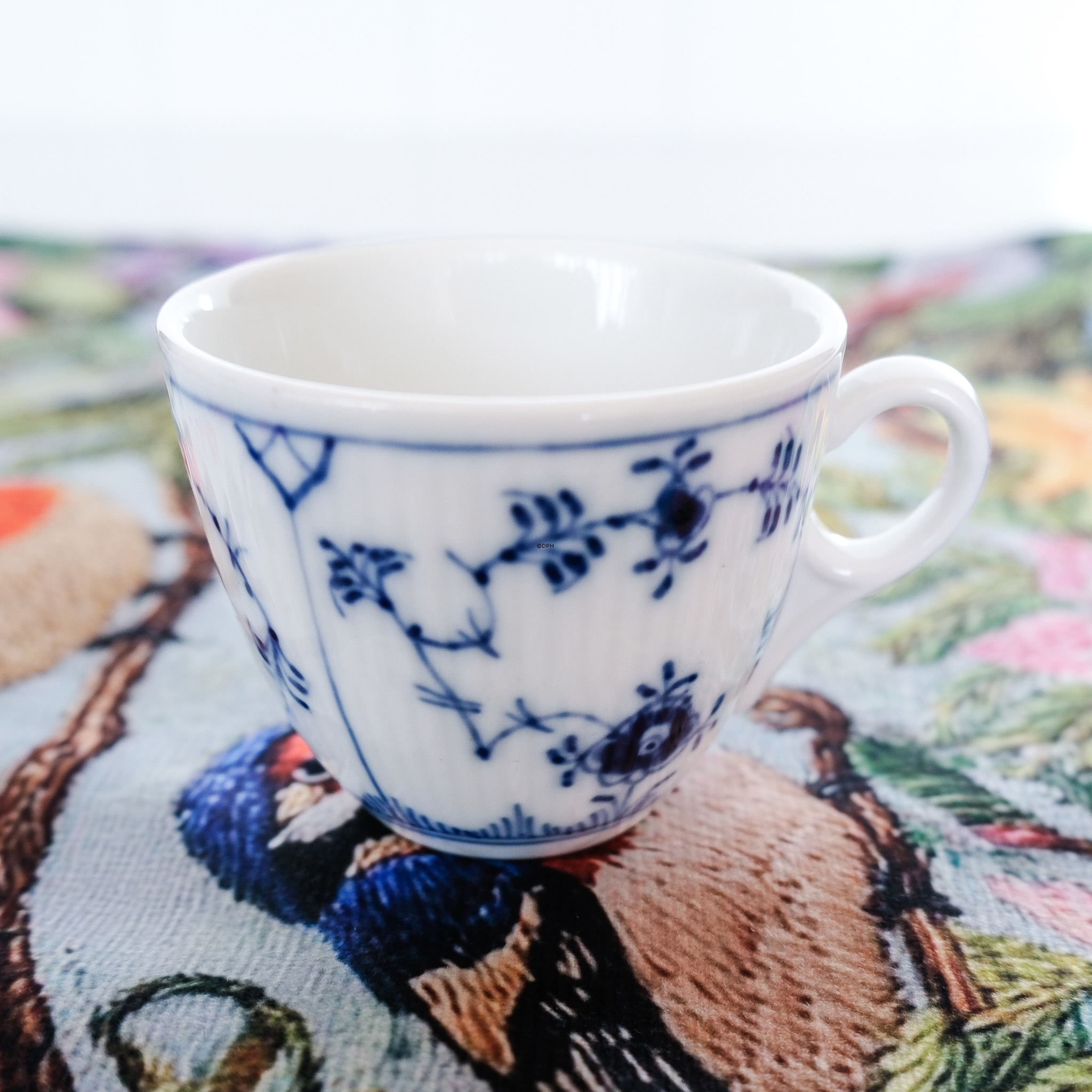 Musselmalet Hotel Riflet kaffekop UDEN underkop nr. 1/2238, Royal Copenhagen