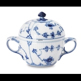 Blue Fluted, Plain, Sugar bowl, Royal Copenhagen no. 244
