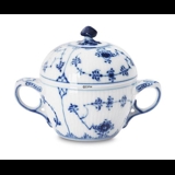 Blue Fluted, Plain, Sugar bowl, Royal Copenhagen no. 245