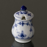 Blue Fluted, Plain, Mustard Pot, small, Royal Copenhagen