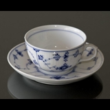 Blue Fluted, Plain, Teacup / Coffee cup 1dl, Royal Copenhagen no. 465