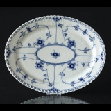 Blue Fluted, Half Lace, Serving Dish 40 cm, Royal Copenhagen no. 534