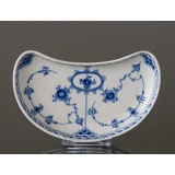 Blue Fluted, Half Lace, small dish 14cm