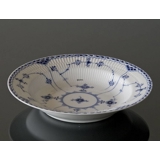 Blue Fluted, Half Lace, soup plate 25cm, Royal Copenhagen no. 565