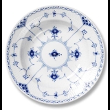 Blue Fluted, Half Lace, soup plate 25cm, Royal Copenhagen no. 565