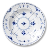 Blue Fluted, Half Lace, soup plate 25cm, Royal Copenhagen no. 565