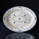 Musselmalet halvblonde oval fad 44 cm, Royal Copenhagen nr. 629