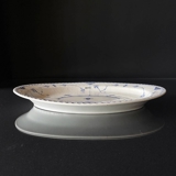 Musselmalet halvblonde oval fad 44 cm, Royal Copenhagen nr. 629