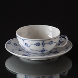 Musselmalet, riflet, tekop, indhold 18 cl., Royal Copenhagen nr. 1-86