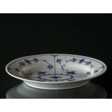 Musselmalet, riflet ovalt fad, Royal Copenhagen 23cm, Royal Copenhagen nr. 1--95
