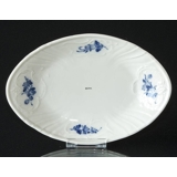 Juliane Marie Blå Blomst oval asiet 22,5cm, Royal Copenhagen