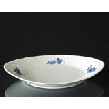 Juliane Marie Blå Blomst oval asiet 22,5cm, Royal Copenhagen