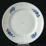 Juliane Marie Blue Flower flat lunch plate, Royal Copenhagen