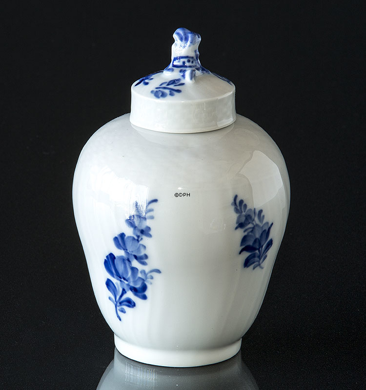 Blå Blomst, svejfet, Tedåse Royal Copenhagen nr. 1684