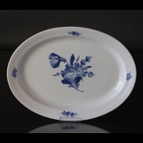 Blaue Blume, glatt, ovale Servierplatte Nr. 10/8019, 45 cm, Royal Copenhagen