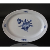 Blaue Blume, glatt, ovale Servierplatte Nr. 10/8019, 45 cm, Royal Copenhagen