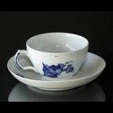 Blue Flower, Braided,Morning cup ø11cm and saucer ø18cm no. 10/8042, Royal Copenhagen