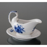 Blå Blomst, flettet, Sauceskål med fast fod nr. 10/8068, Royal Copenhagen