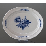 Blue Flower, Braided, Oval Serving Dish 22 cm, Royal Copenhagen