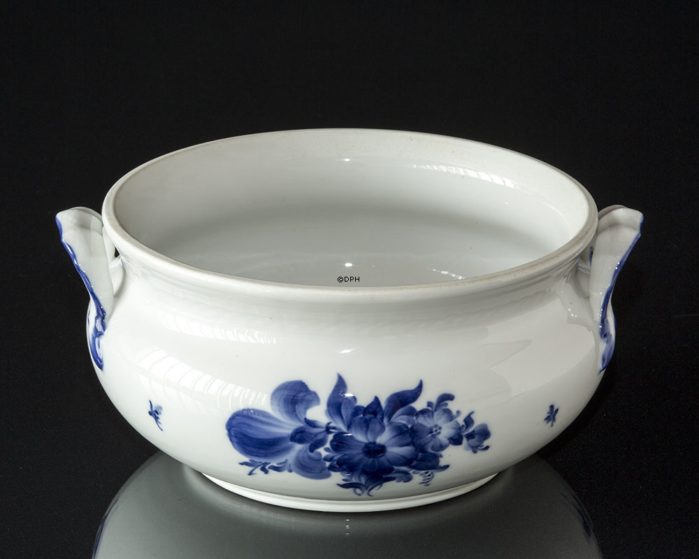 Blå Blomst, flettet, suppeterrin nr. 10/8112 - Stor skål UDEN LÅG, Royal Copenhagen