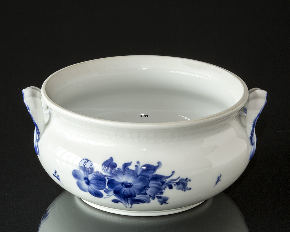 Blå Blomst, flettet, suppeterrin nr. 10/8112 - Stor skål UDEN LÅG, Royal Copenhagen