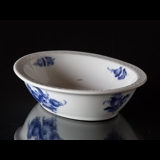 Oval bowl no. 10/8161. Blue Flower, braided 20cm, Royal Copenhagen