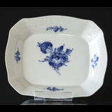 Blaue Blume, glatt, Tablett für Brot Nr. 10/8164, Royal Copenhagen 25cm