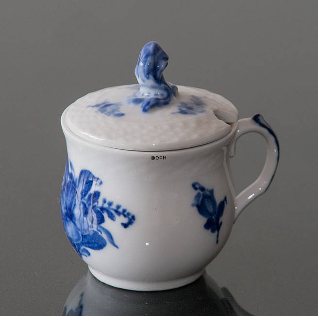 Blå Blomst, flettet - Senneps-krukke nr. 10/8205, Royal Copenhagen