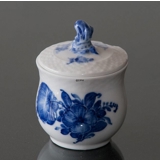 Blue Flower Braided, Mustard jar with lid no. 10/8205, Royal Copenhagen