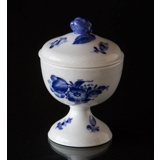 Blue Flower, Braided, jam jar with lid no. 10/8241, Royal Copenhagen