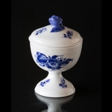 Blaue Blume, glatt, Marmeladenglas mit Deckel Nr. 10/8241, Royal Copenhagen