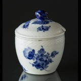 Blue Flower, Braided, Jam Jar with Lid no. 10/8250, Royal Copenhagen