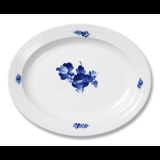 Blue Flower, braided, oval dish no. 10/8275, 30 cm, Royal Copenhagen