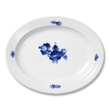 Blue Flower, braided, oval dish 30 cm