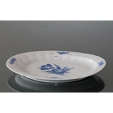 Blue Flower, angular, oval dish no. 10/8538, Ø 34 cm, Royal Copenhagen