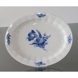 Blue Flower, angular, oval dish no. 10/8539, Ø 39 cm, Royal Copenhagen
