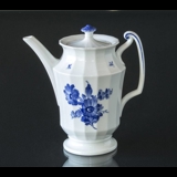 Blå Blomst, kantet, kaffekande, lille nr. 10/8565, Royal Copenhagen
