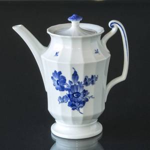 Blå Blomst, kantet, kaffekande, lille | Nr. 10-8565 | DPH Trading